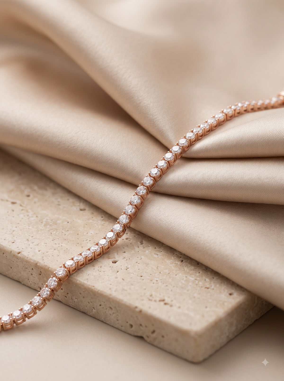 Luminous Stellar Tennis Bracelet