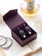 Midnight Bloom Jhumkas