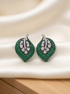 The Verdant Leaf Crystalline Stud