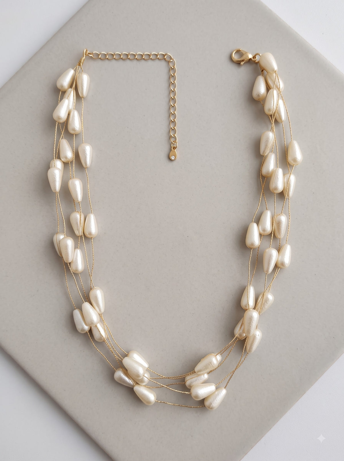 Etheria Teardrop Artisan Necklace