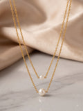 Lumina Layered Pearl Necklace