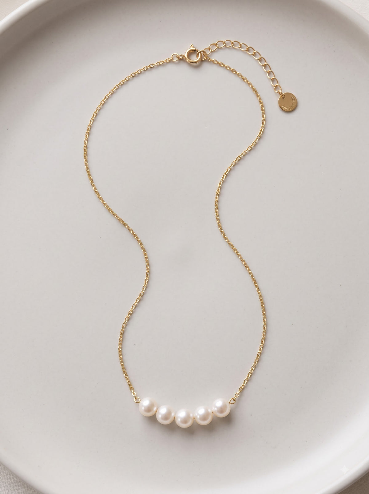 Lumina Pearl Solitaire Necklace