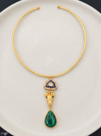 Taurus Emerald Artisan Choker