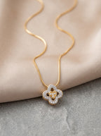 Clover Blossom Gold Pendant