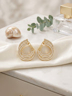 The Aura Gilded Hoop