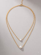Lumina Layered Pearl Necklace