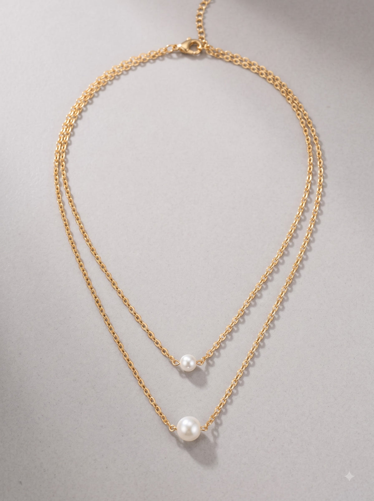 Lumina Layered Pearl Necklace