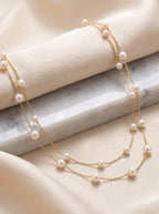 Lumina Multi Strand Pearl Necklace