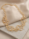 Etheria Abstract Gold Necklace