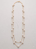 Lumina Multi Strand Pearl Necklace