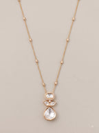 Celestial Gold Solitaire Pendant