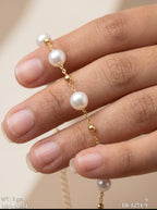 Lustre Pearl Link Bracelet