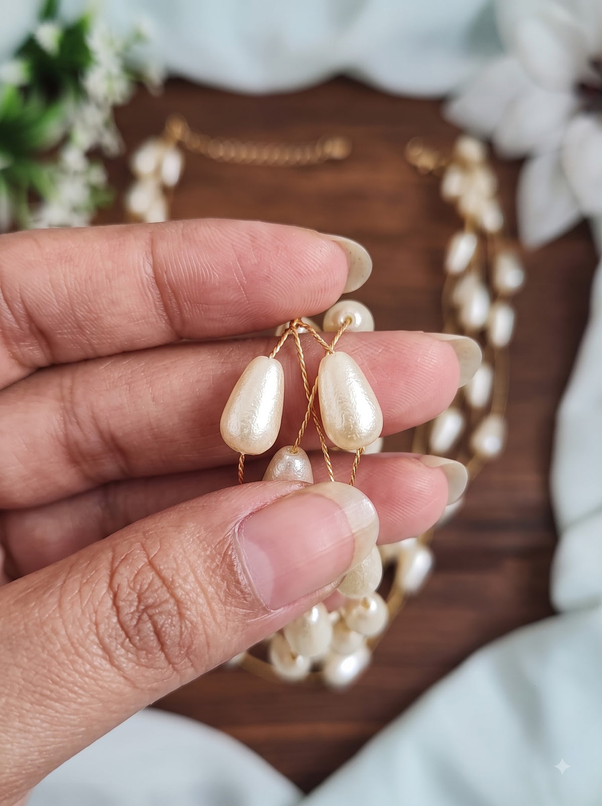 Etheria Teardrop Artisan Necklace
