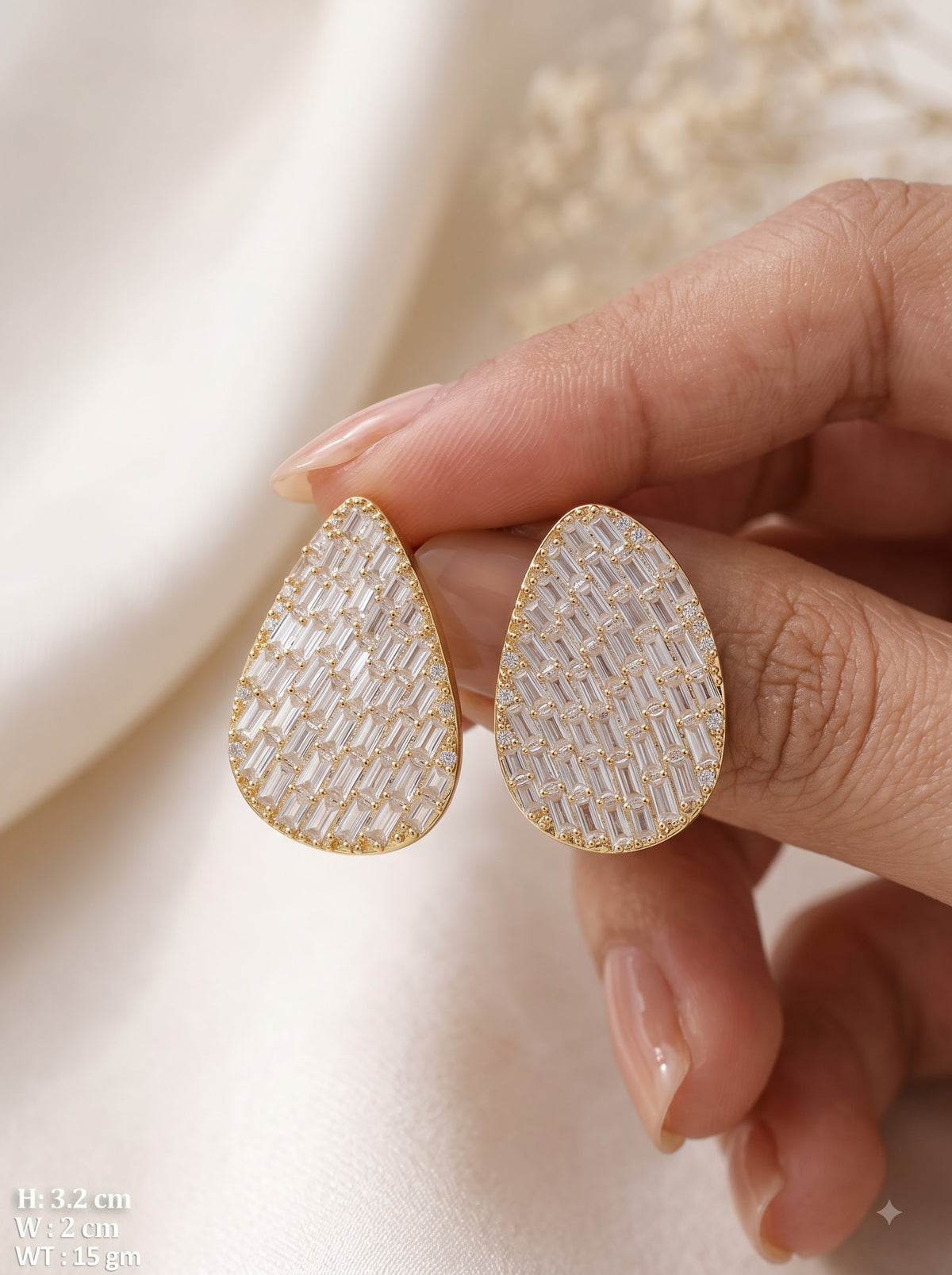 The Gilded Prism Teardrop