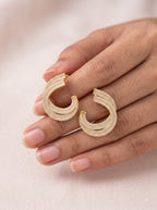 The Aura Gilded Hoop