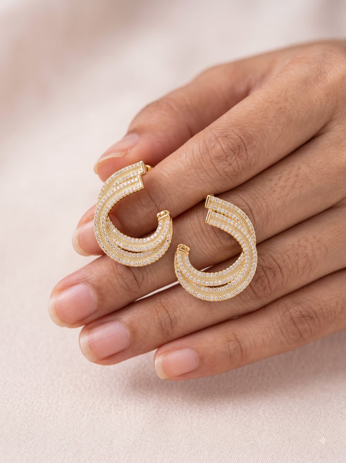 The Aura Gilded Hoop