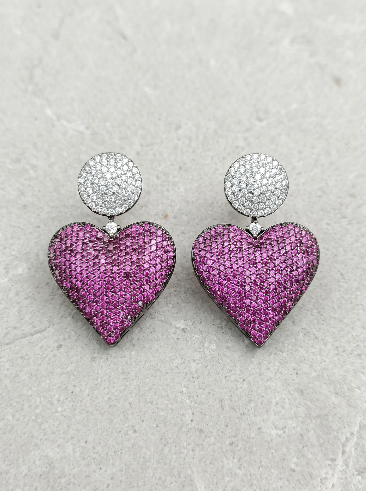 The Blush Heart Stud