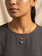 Lumina Layered Pearl Necklace