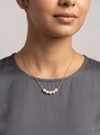 Lumina Pearl Solitaire Necklace