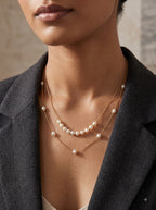Lumina Pearl & Gold Chain Suite
