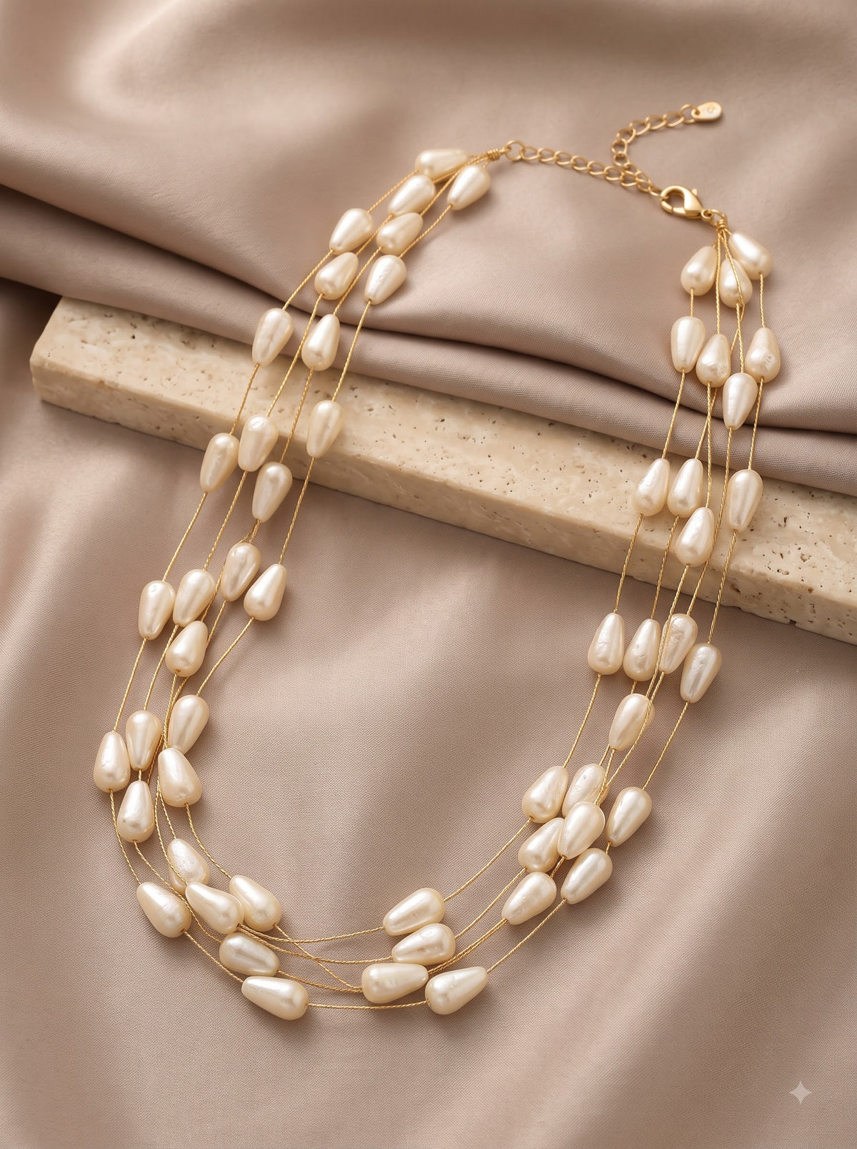 Etheria Teardrop Artisan Necklace