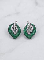 The Verdant Leaf Crystalline Stud