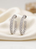 The Stellar Silver Hoop