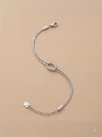 Silver Knot Statement Bracelet