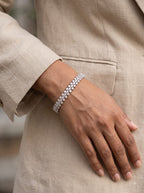 Luminous Geometric Stellar Bracelet