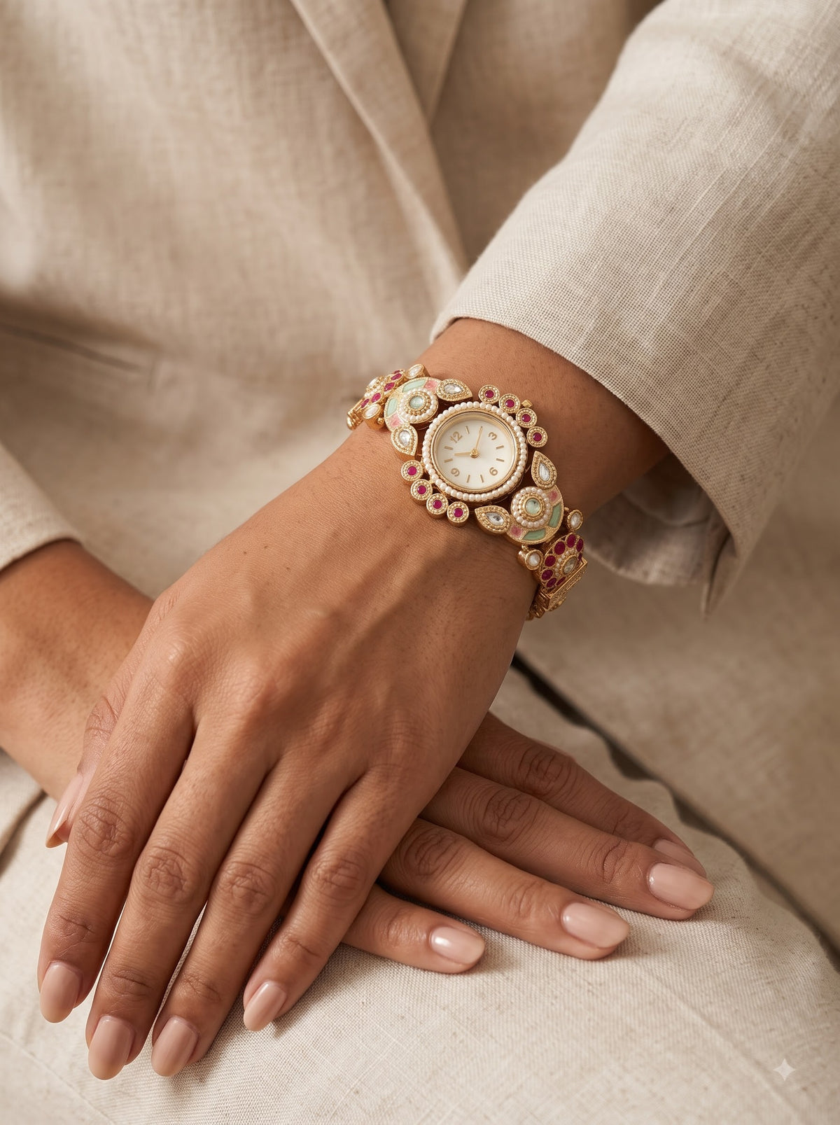 Heritage Floral Watch Bracelet