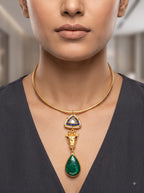 Taurus Emerald Artisan Choker