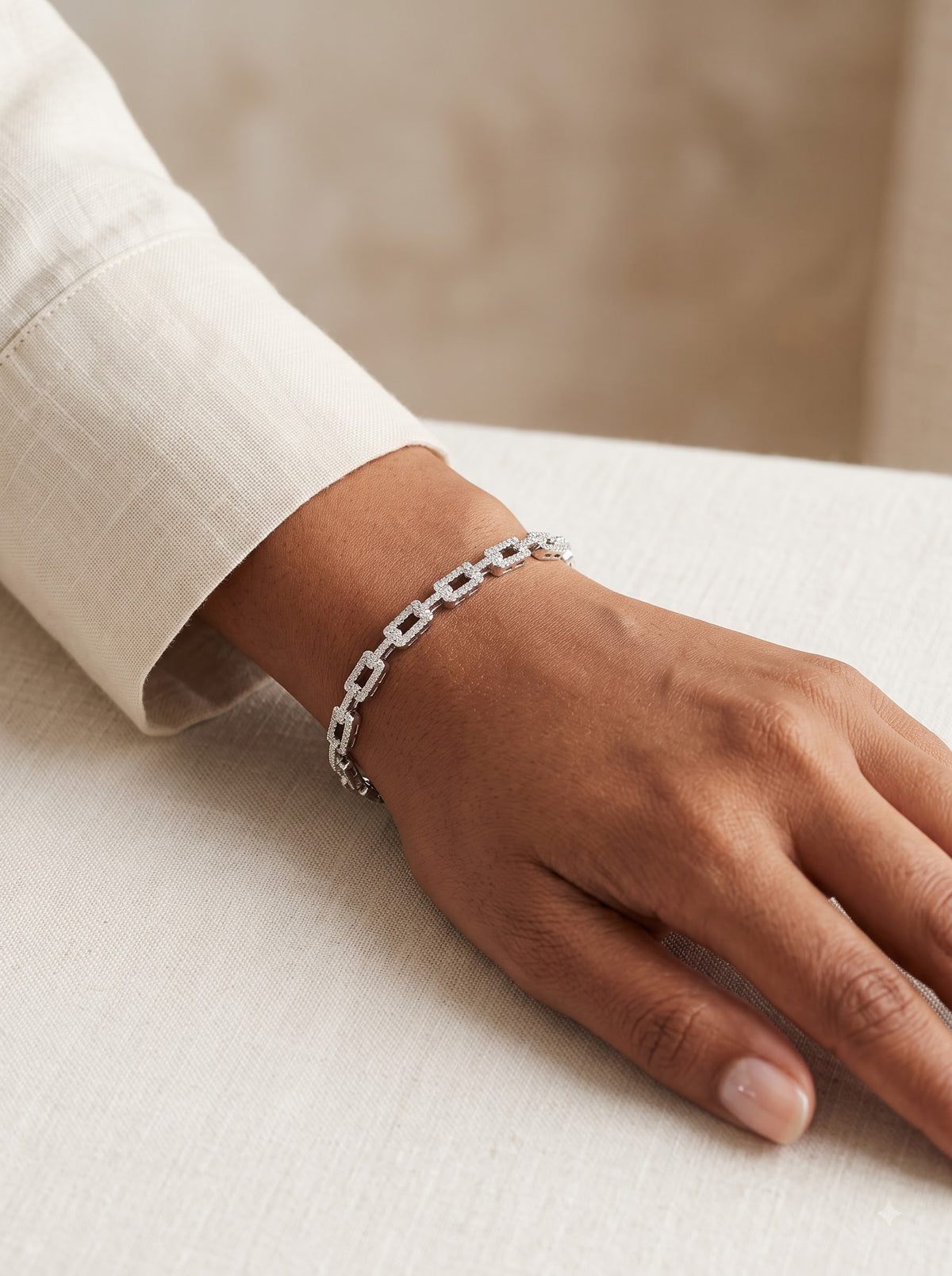 Sparkling Stellar Link Bracelet